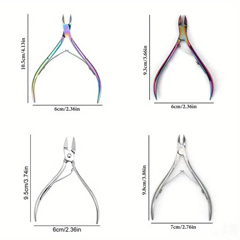 10Pcs/lot Nail Art 100/180 Grit Professional Files Buffer Sponge Block Brush Nail Scissors Kit With Cuticle Nipper Pushers