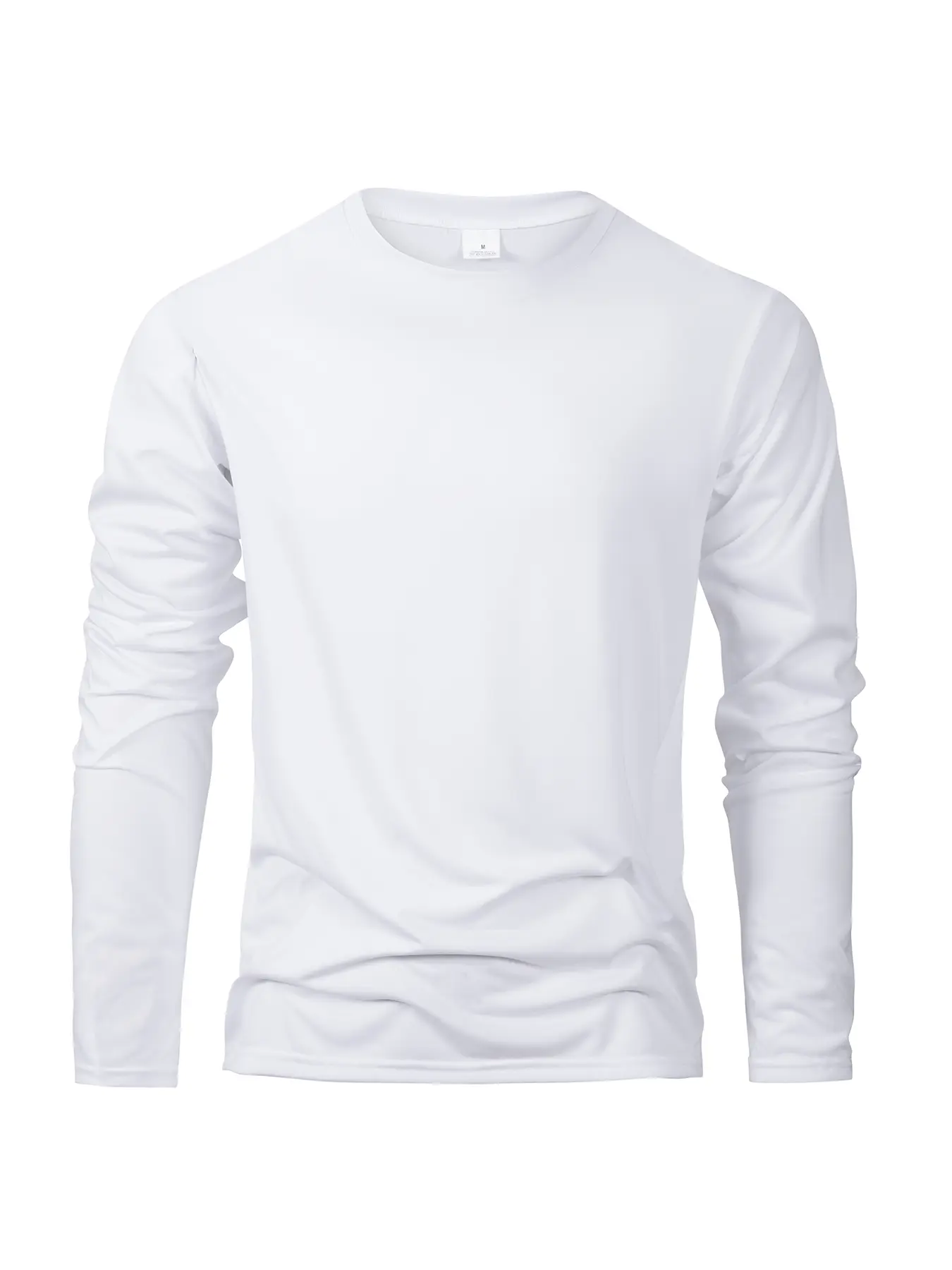 Spring Autumn Men‘s T-shirts Long Sleeve Casual Tops Solid Color High Quality Black T-Shirt Classic Men Clothing