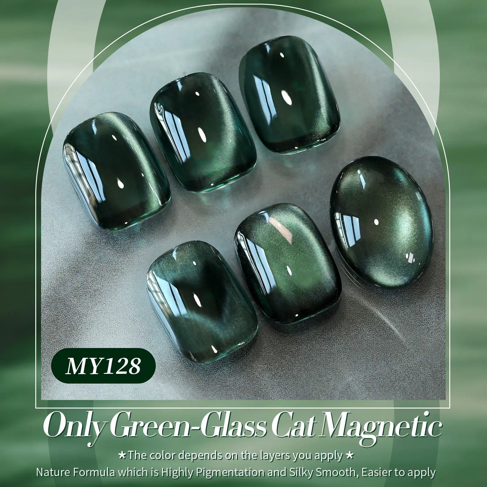BORN PRETTY 15ml Only Green Cat Magnetic Gel Nail Polish Red Wishing Apple Spider Lily Varnish Soak Of UV Nail Salon DIY Home