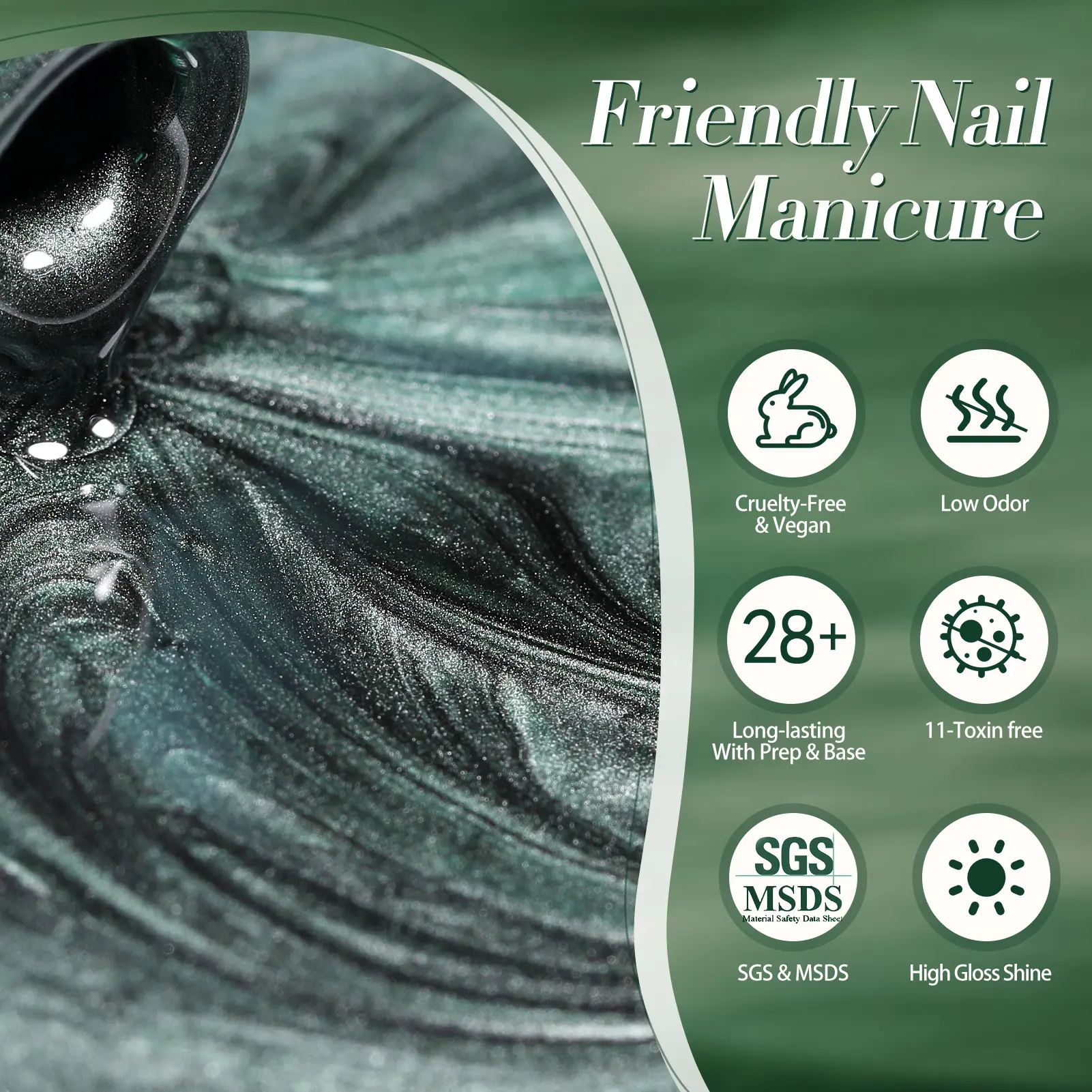 BORN PRETTY 15ml Only Green Cat Magnetic Gel Nail Polish Red Wishing Apple Spider Lily Varnish Soak Of UV Nail Salon DIY Home
