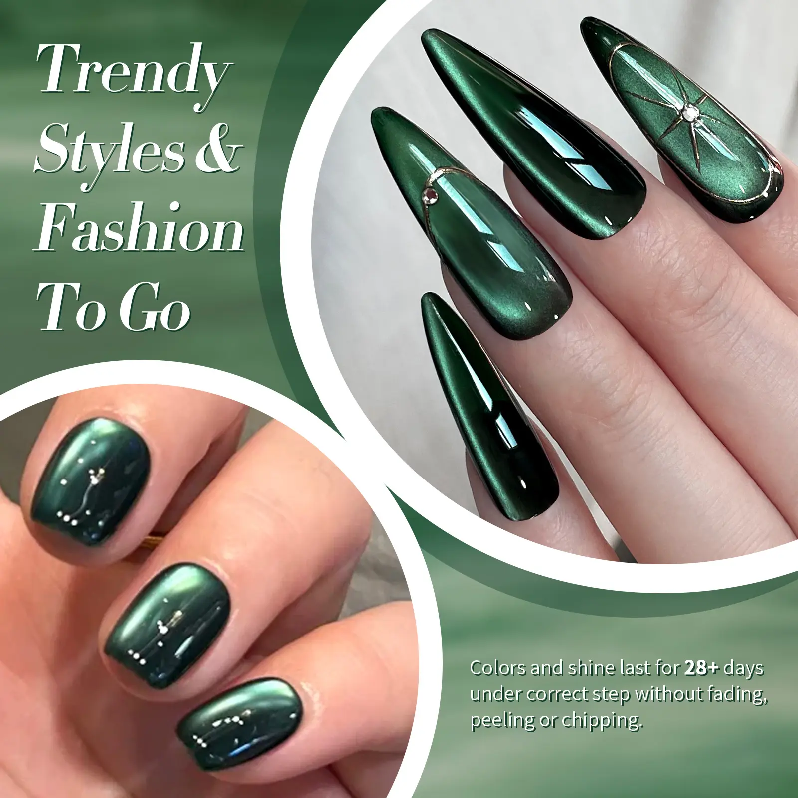 BORN PRETTY 15ml Only Green Cat Magnetic Gel Nail Polish Red Wishing Apple Spider Lily Varnish Soak Of UV Nail Salon DIY Home