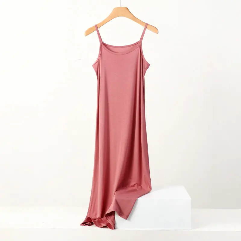 Plus Size Spring Summer Women's Nightgowns Sleeping Night Dress Modal Cotton Ladies Braces Sleepwear Saxy Sleep Shirts XL-8XL