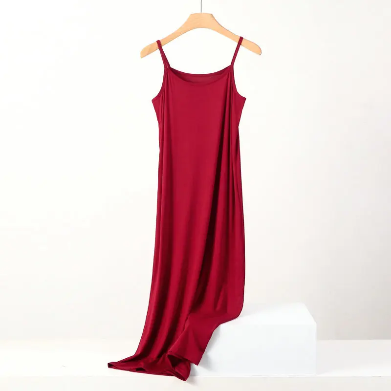 Plus Size Spring Summer Women's Nightgowns Sleeping Night Dress Modal Cotton Ladies Braces Sleepwear Saxy Sleep Shirts XL-8XL