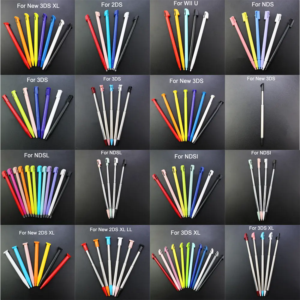 1Pcs Touch Screen Stylus Pen for Nintend 3DS XLNDSI NDSL NDS New 2DS XL LL 2DS 3DS Plastic Metal Stylus Pen Replacement Part
