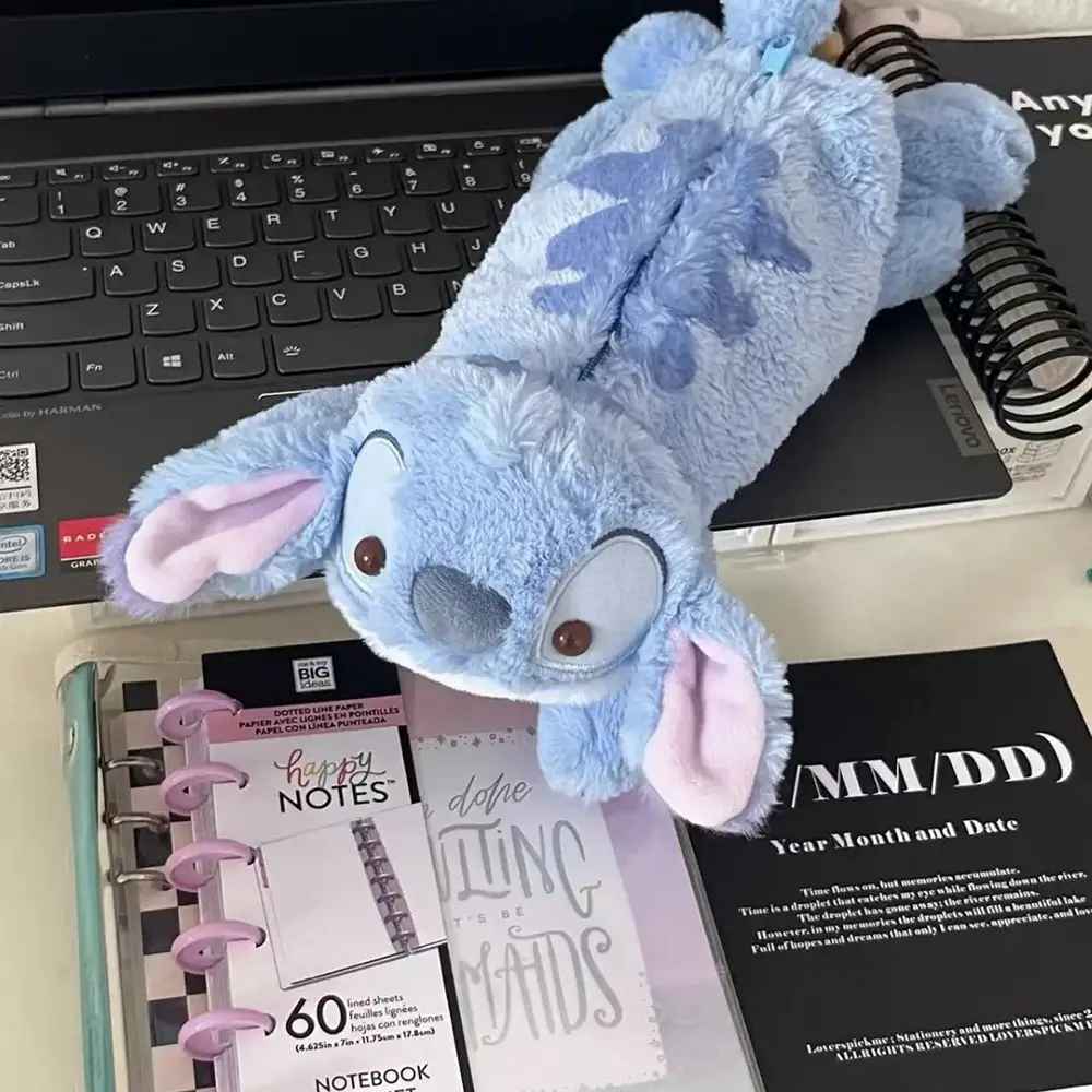 Disney Stitch Pencil Case Multifunctional Storage Stationery Bag Fashion Cute Pencil Case Stationery Children's Gift