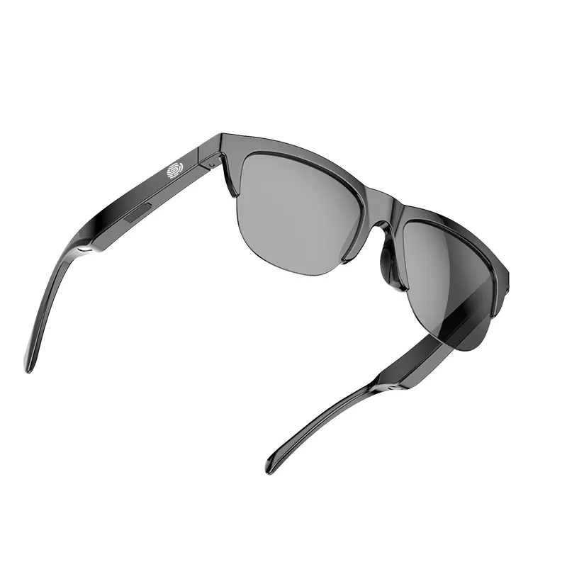 Touch Based Intelligent Bluetooth Glasses with Bone Conduction For Outdoor Sports Calls Sunglasses Business Wireless Headphones
