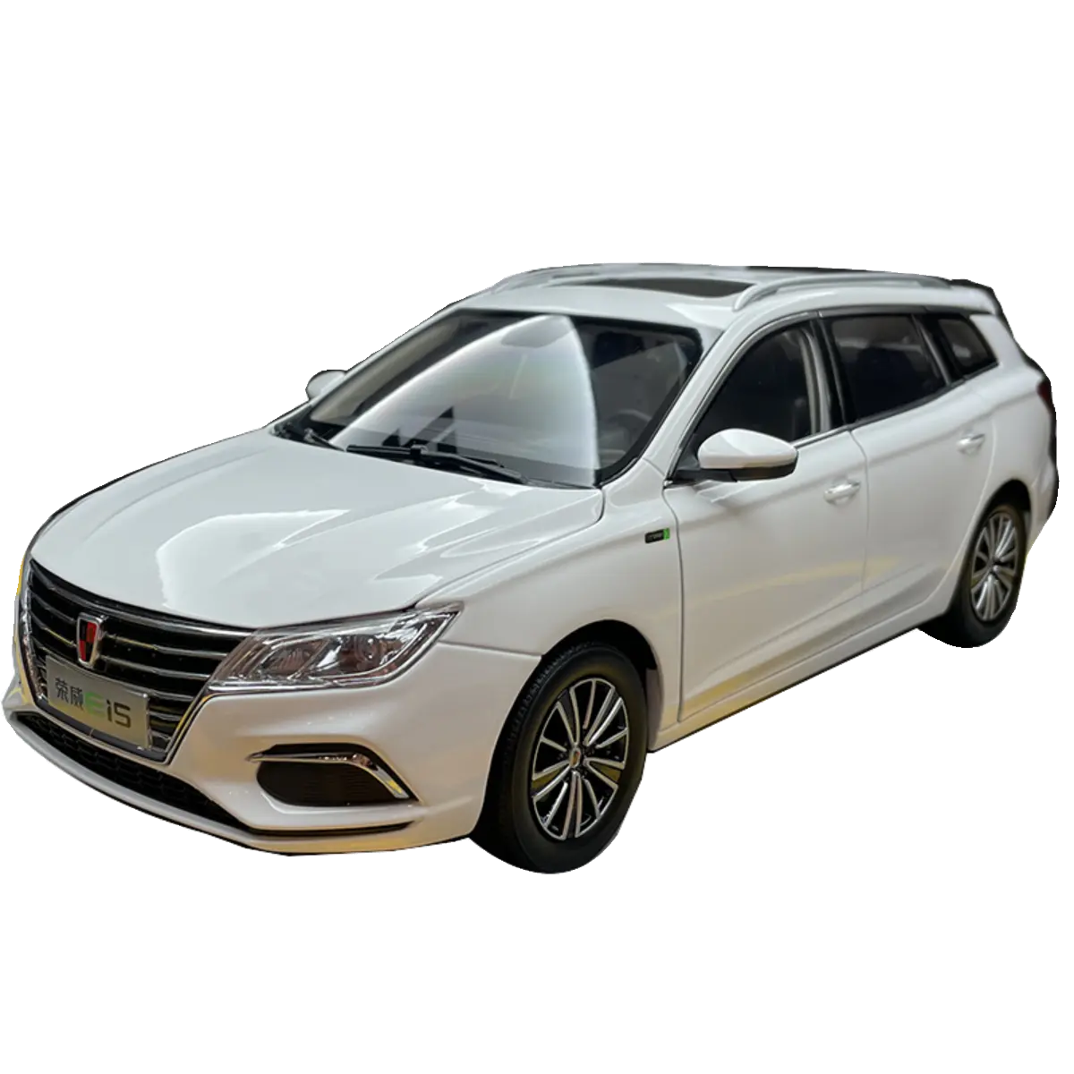 SAIC Electric Vehicle Car Model, Alloy Simulation, Collection, Adult Gifts, Desktop Decoration, Roewe Ei5, 1:16