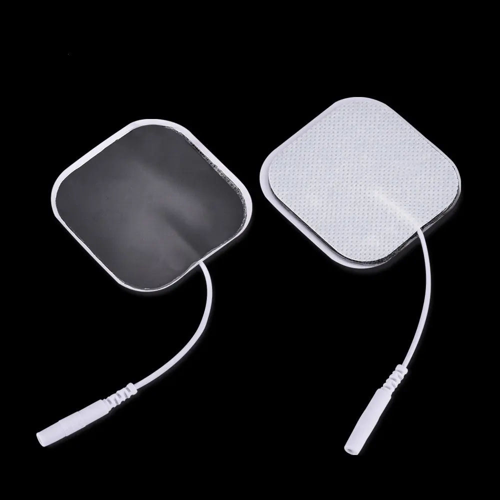 100P/50P 5x5cm Muscle Stimulator Electrode Pads Non-woven Fabric Self Adhesive Replacement Pads for Tens Digital Massage Machine