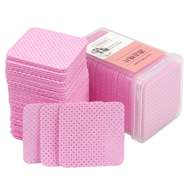 1000/600/500/300/200/100pcs Lint-Free Nail Polish Remover Wipes Napkin UV Gel Nail Polish Removal Pads Paper Cleaning Tools