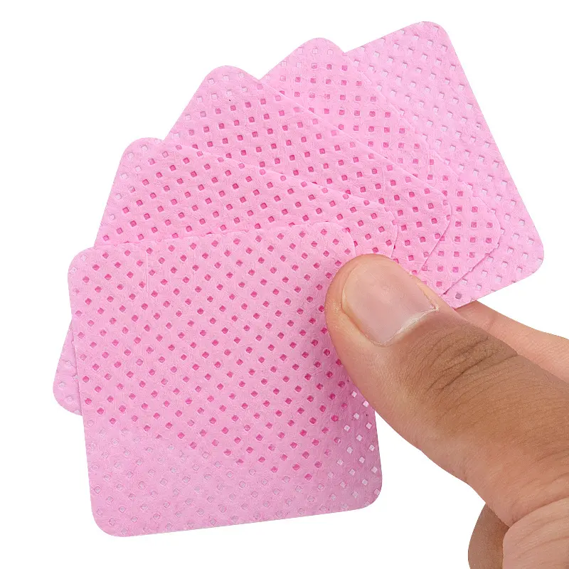 1000/600/500/300/200/100pcs Lint-Free Nail Polish Remover Wipes Napkin UV Gel Nail Polish Removal Pads Paper Cleaning Tools