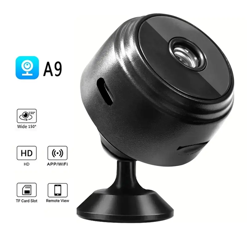 A9 WiFi Mini Camera Wireless Video Recorder Voice Recorder Security Monitoring Camera Smart Home For Infants And Pets