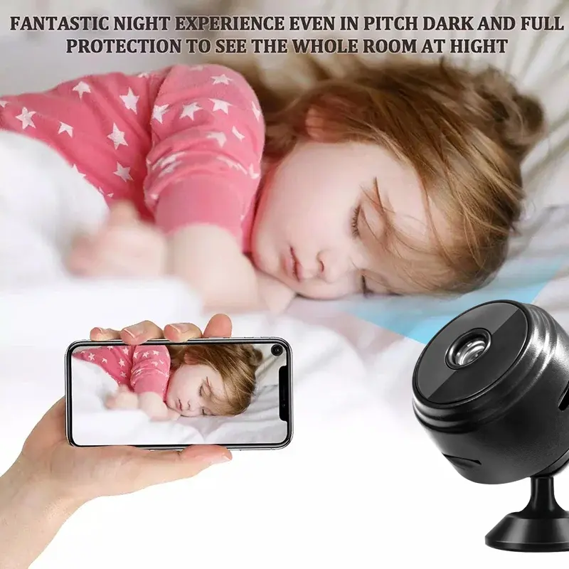A9 WiFi Mini Camera Wireless Video Recorder Voice Recorder Security Monitoring Camera Smart Home For Infants And Pets