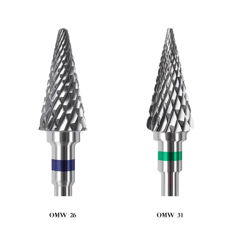 20 Types Tungsten Blue Rainbow Carbide Nail Drill Bit Electric Nail Mills Cutter For Manicure Machine Nail Files Accessories