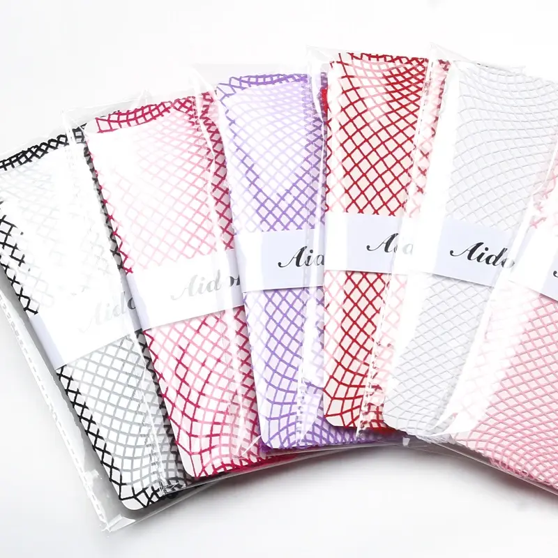 Sexy Fishnet Stockings Women Summer Thin Transparent Mesh Thigh High Stockings Elasticity Over Knee Nylon Stocking 6 Color