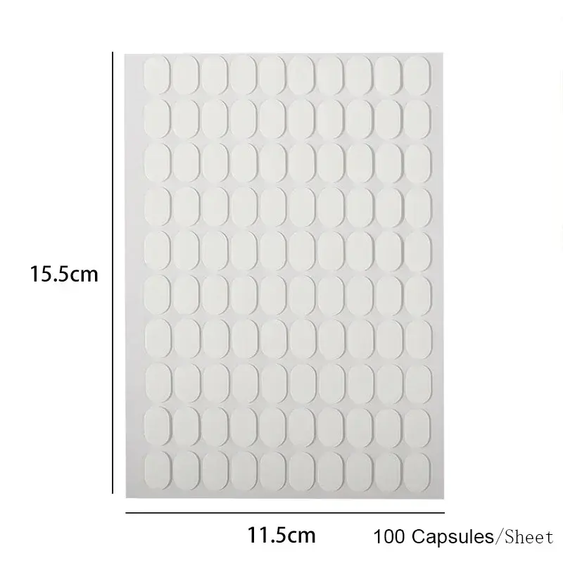 300Pcs Nail Double-side Adhesive Tape for Nails Tips Holder Traceless Transparent Manicure Strip False Nails Display Stand Tools