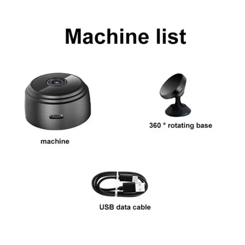 A9 HD Wifi Smart Monitor Surveillance Cameras Sensor Camcorder Web Video Home Safety Wireless Security
