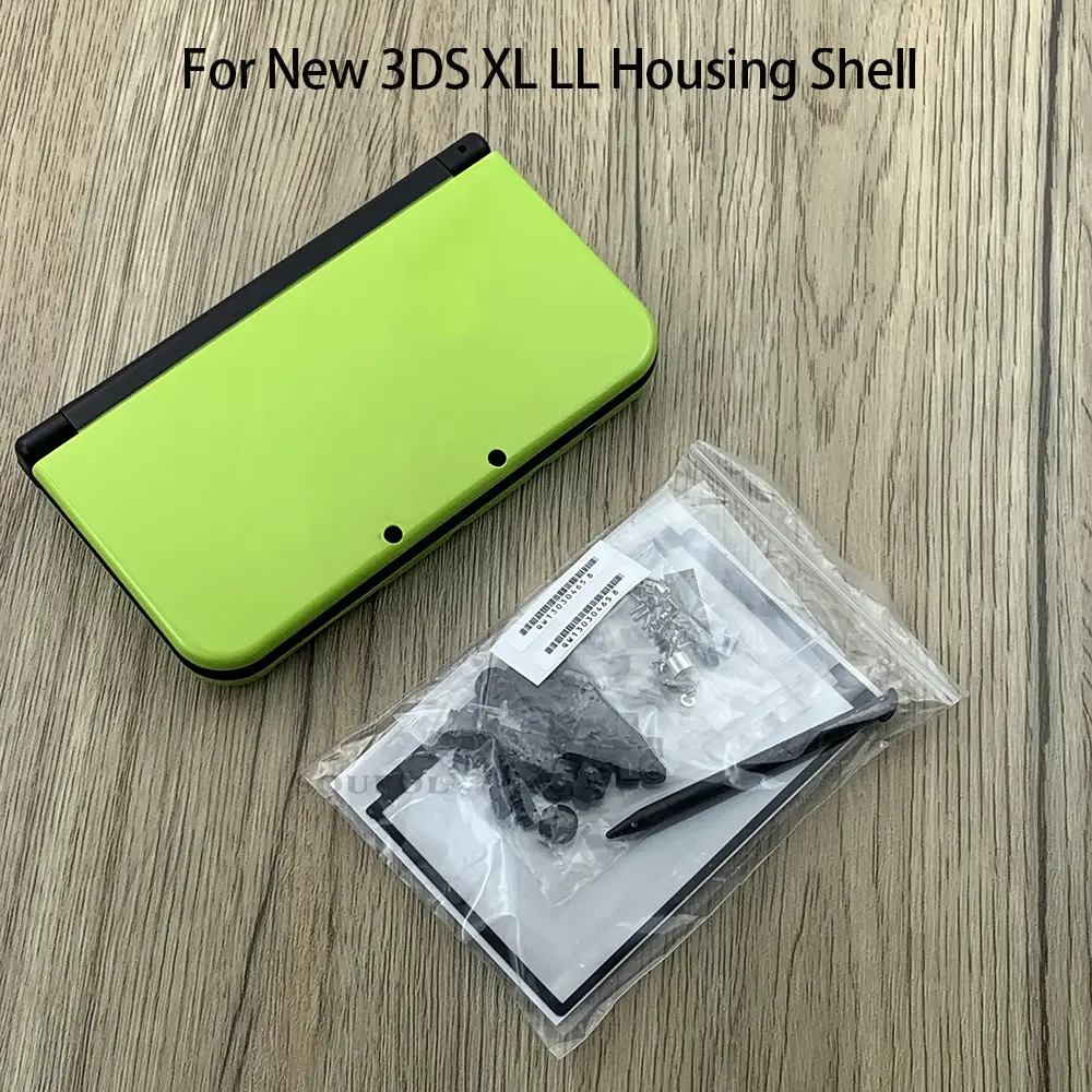 Green For Nintend New 3DS LL/XL Game Console Replacement Case for New 3DS XL Housing Shell Cover Case Full Set with Buttons