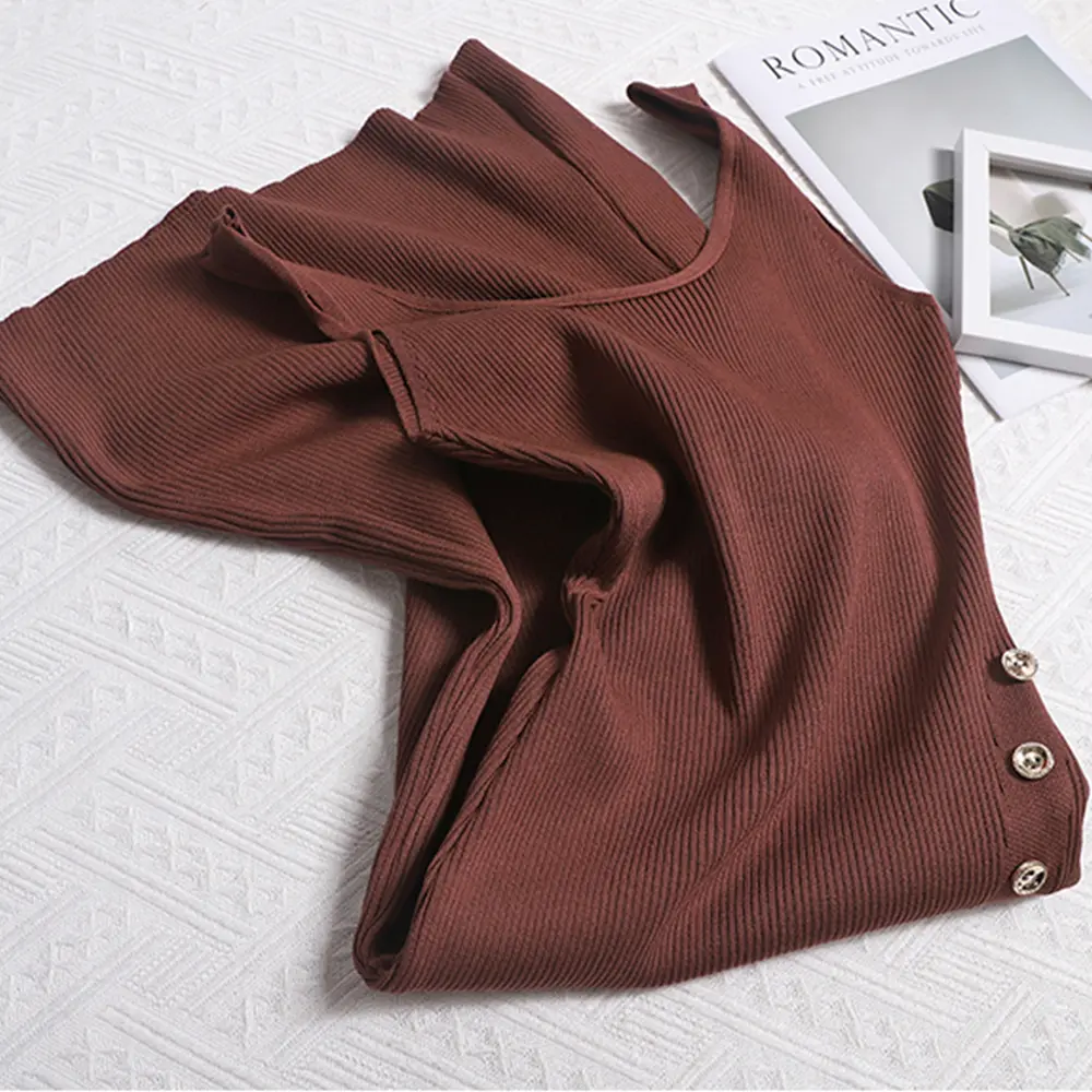 YuooMuoo Women Dress 2025 Summer Sexy Package Hips Buttons Split Long Dress Streetwear Lady Bodycon Tank Dress Party Vestidos