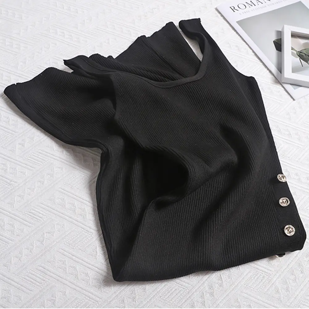 YuooMuoo Women Dress 2025 Summer Sexy Package Hips Buttons Split Long Dress Streetwear Lady Bodycon Tank Dress Party Vestidos