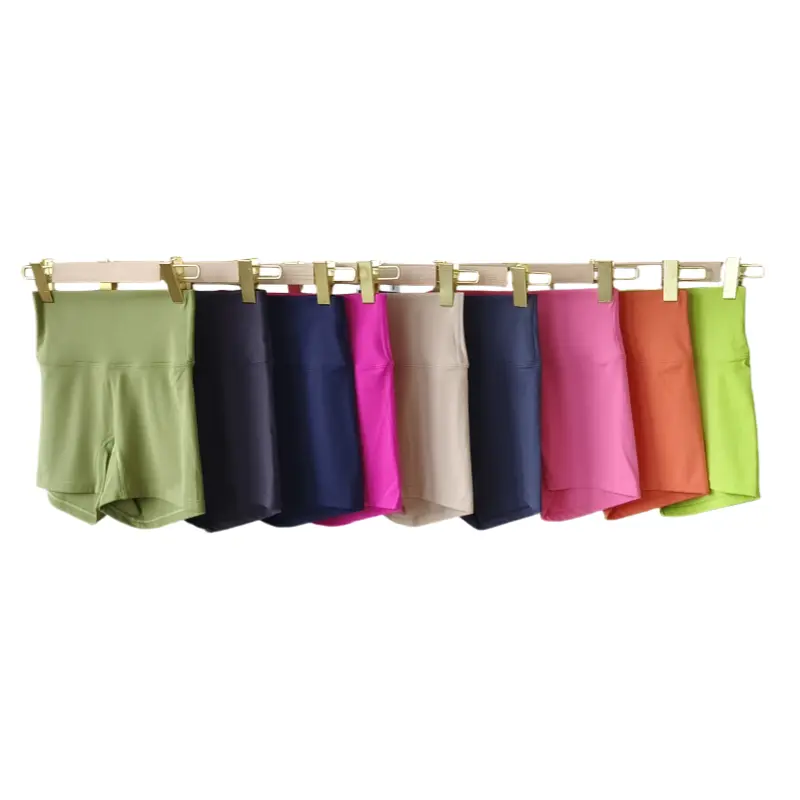Women's Yoga Fitness Shorts Running Cycling Women's Leggings Quick Dry Breathable High-Waisted Yoga Shorts