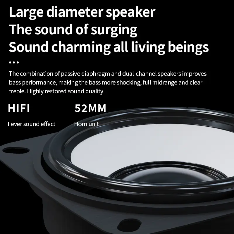 SOREX S-553 wired sound computer desktop subwoofer home desktop laptop small speaker USB multimedia high quality black