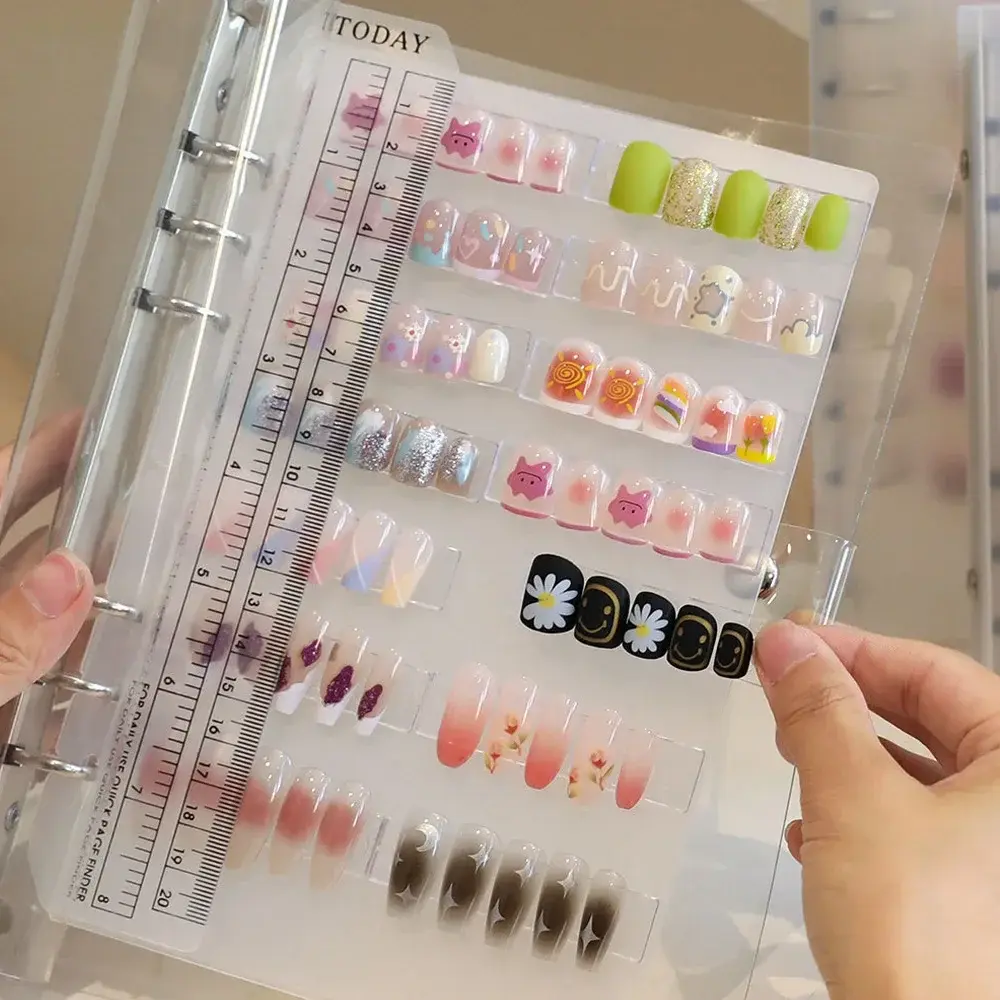 Nail Art Storage Exhibition Album Editor DIY Simple Nail Art Storage Tool