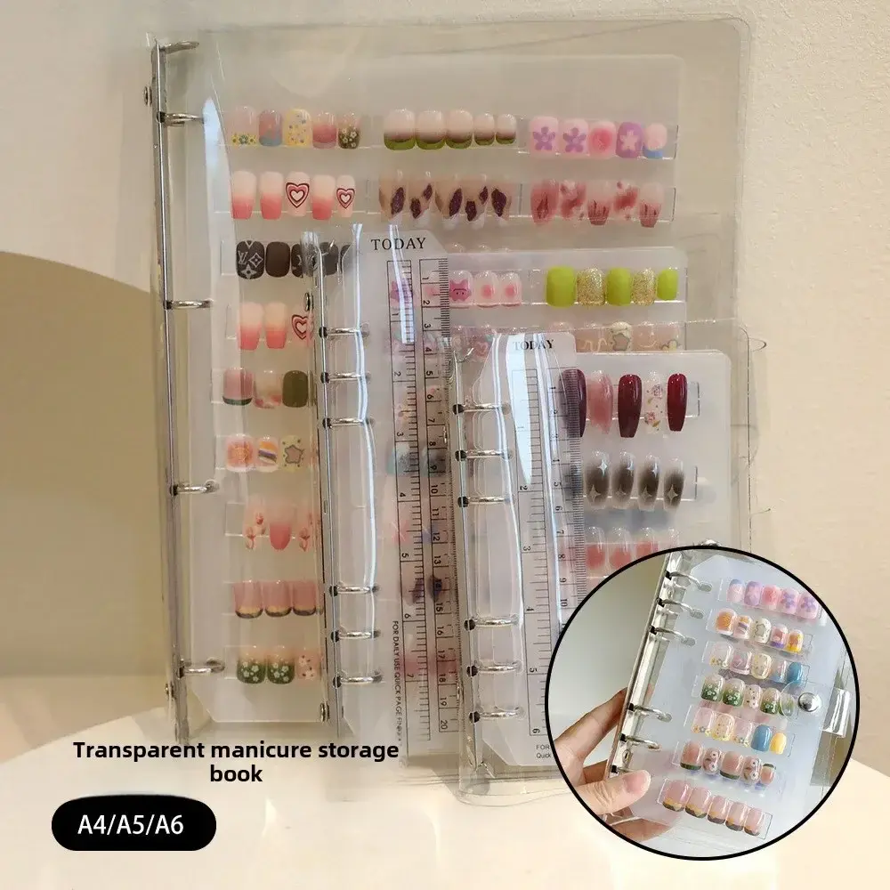 Nail Art Storage Exhibition Album Editor DIY Simple Nail Art Storage Tool