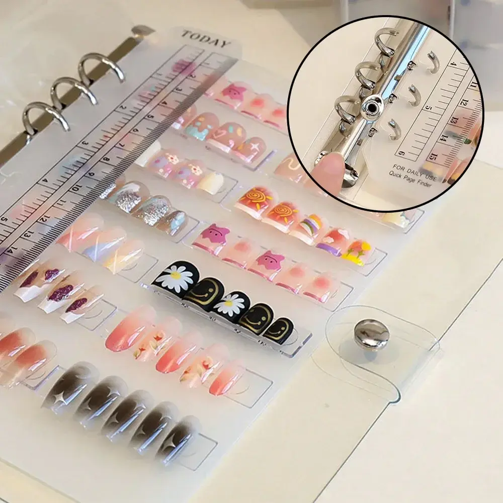Nail Art Storage Exhibition Album Editor DIY Simple Nail Art Storage Tool
