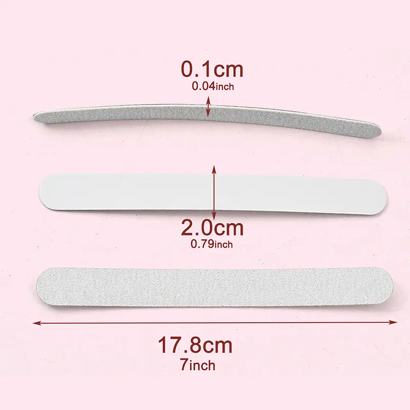 100pcs Replacement SandPaper Nail Art Files With Metal Handle Removable Buffer Pads 100/180/240 Polishing Manicure Files
