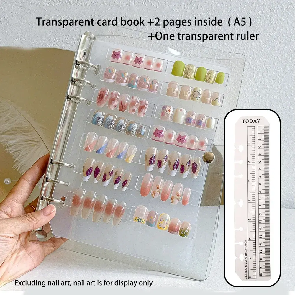 Nail Art Storage Exhibition Album Editor DIY Simple Nail Art Storage Tool
