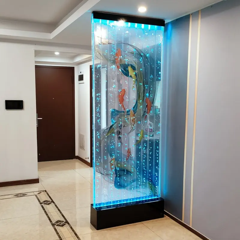 Custom. Curtain Wall Screen Living Room Entrance Hallway Partition Office Interior Trim Home Background Bubble Wall