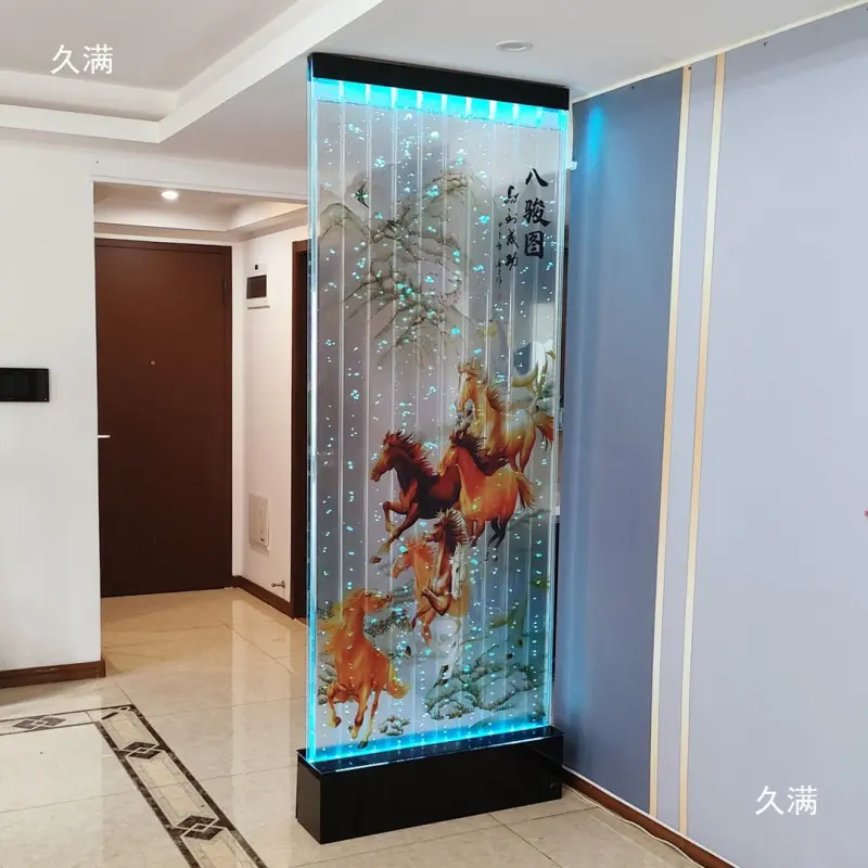 Custom. Curtain Wall Screen Living Room Entrance Hallway Partition Office Interior Trim Home Background Bubble Wall