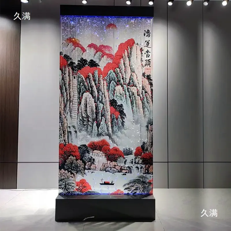 Custom. Curtain Wall Screen Living Room Entrance Hallway Partition Office Interior Trim Home Background Bubble Wall