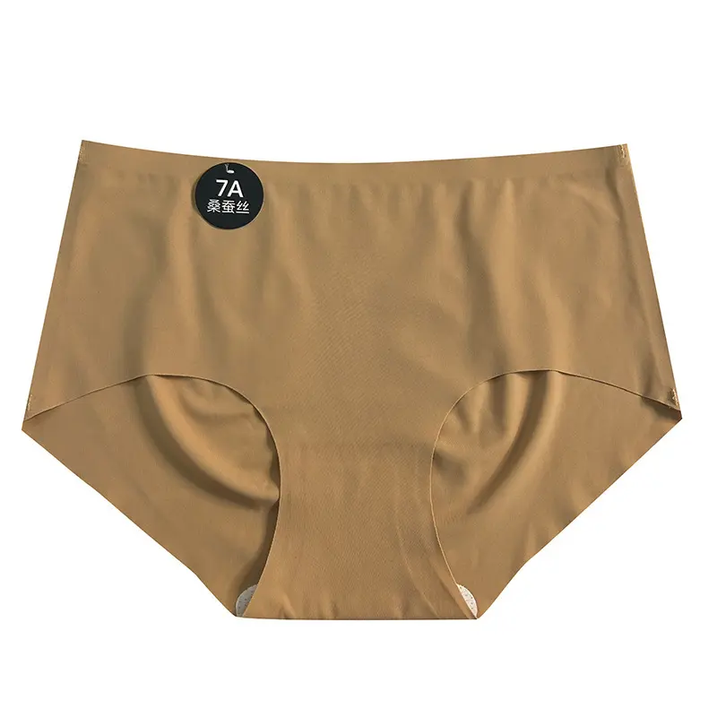 3PCS/Set Women Panties Slip Silk Seamless Briefs For Women Female Underwear Soft Thin Light Panty Culotte Femme Underpants M-XL