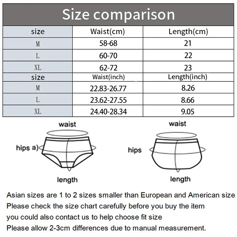 3PCS/Set Women Panties Slip Silk Seamless Briefs For Women Female Underwear Soft Thin Light Panty Culotte Femme Underpants M-XL