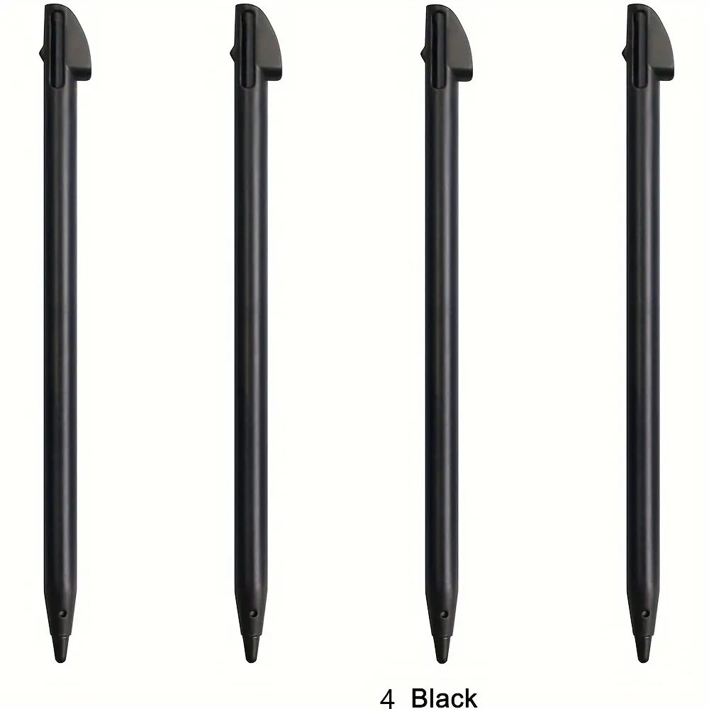 4 Pcs 3DS XL Plastic Stylus Pen Set, Replacement Stylus Compatible with Nintendo 3DS XL, 4 in 1 Combo Touch Pen Set Multi Color
