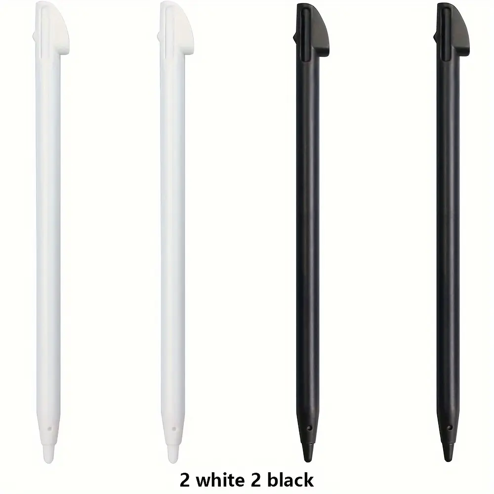 4 Pcs 3DS XL Plastic Stylus Pen Set, Replacement Stylus Compatible with Nintendo 3DS XL, 4 in 1 Combo Touch Pen Set Multi Color