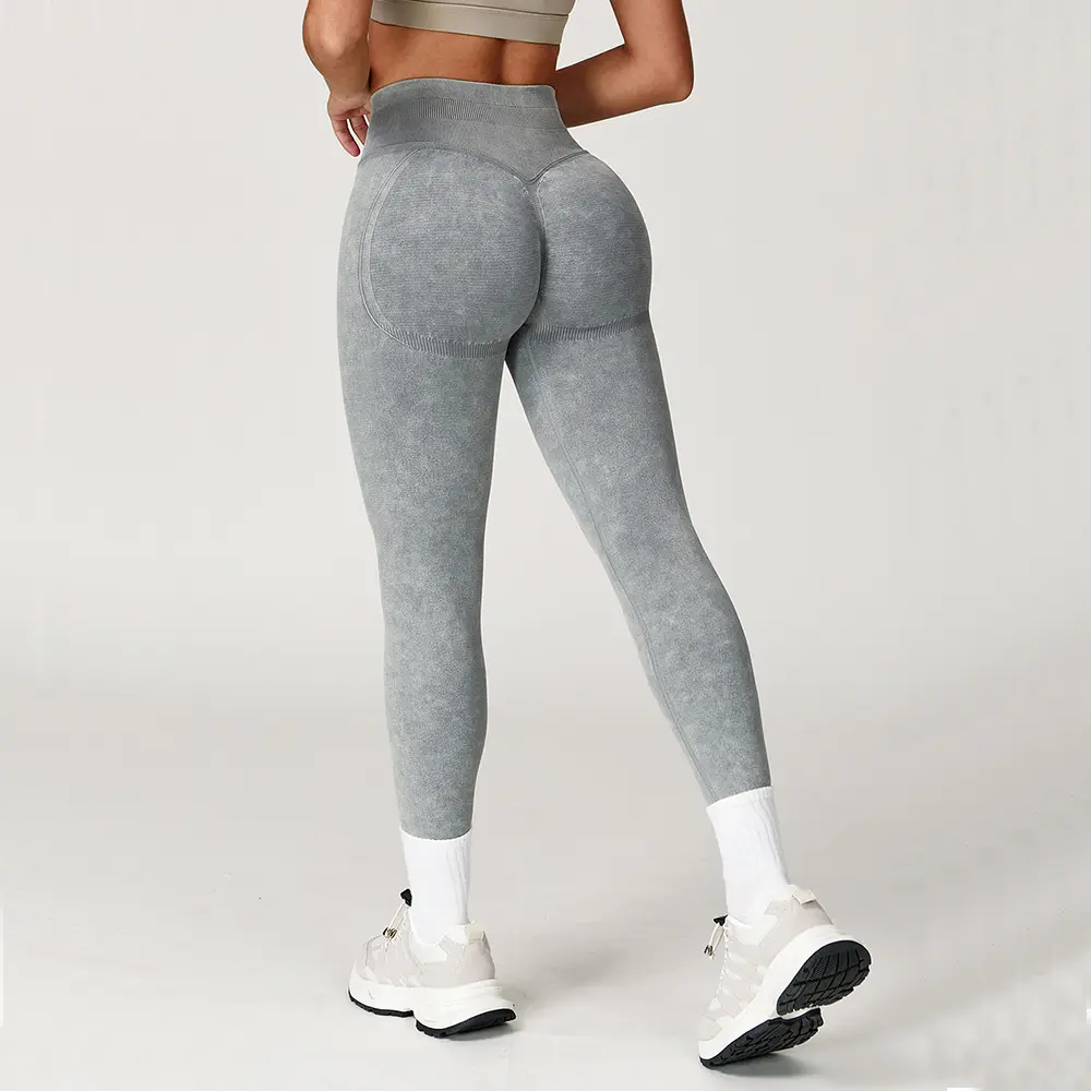 High Waist Butt Lift Leggings Seamless Leggings Women Fitness Running Yoga Pants Ribbed Leggings Gym Tights Workout Leggings