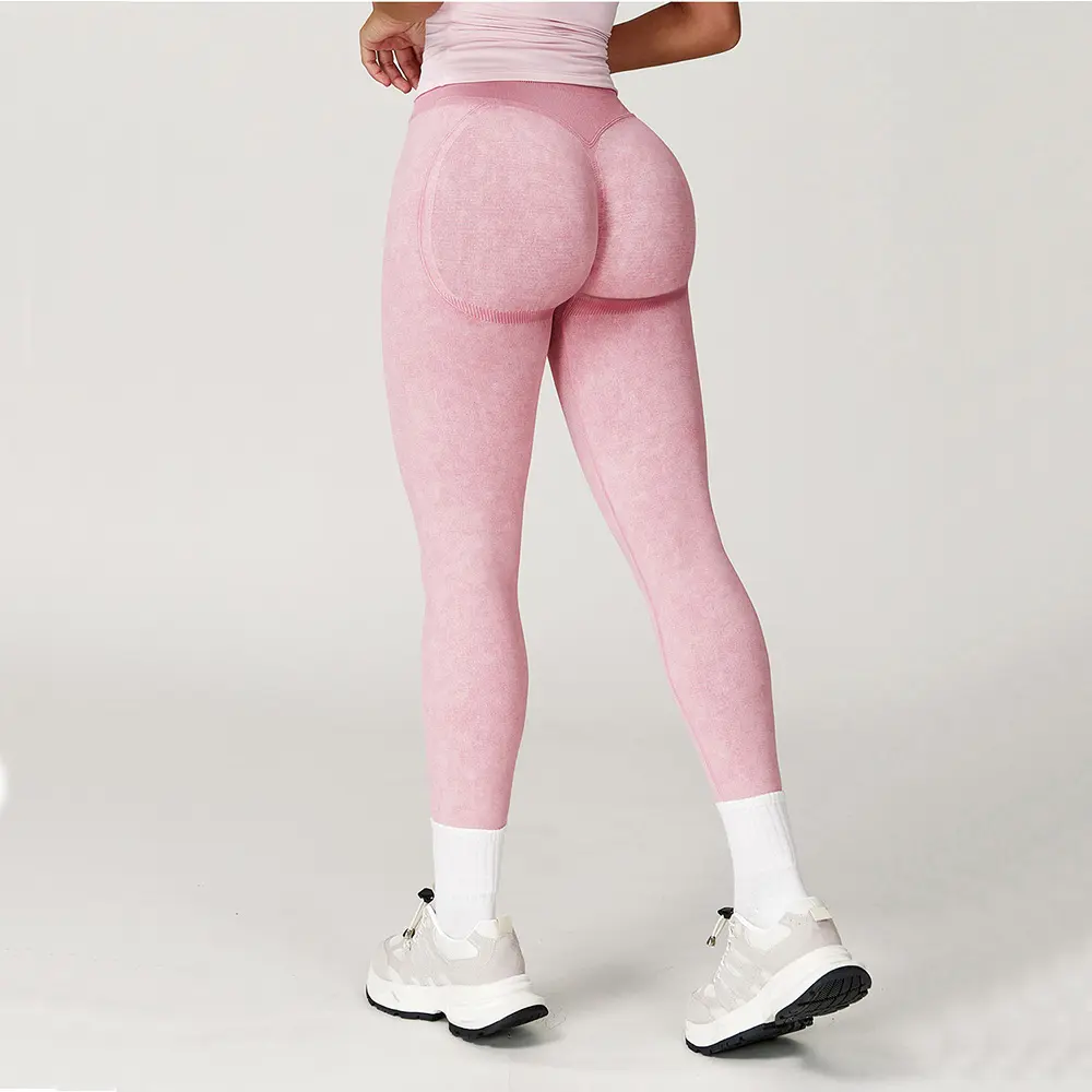 High Waist Butt Lift Leggings Seamless Leggings Women Fitness Running Yoga Pants Ribbed Leggings Gym Tights Workout Leggings