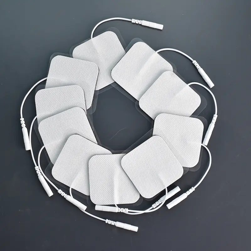 20/10Pcs  5*5cm Electrode Pads Body Massage Patches Replacement for Tens Massagers Machine Electronic Physiotherapy Massager