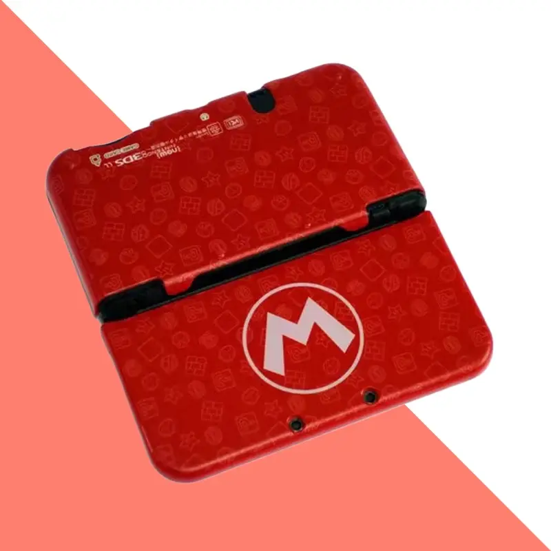 Super Mario Cartoon Stickers for Nintendo New 3DS LL Anime Figure Vinyl Protective Cover Waterproof Game Console Accessories