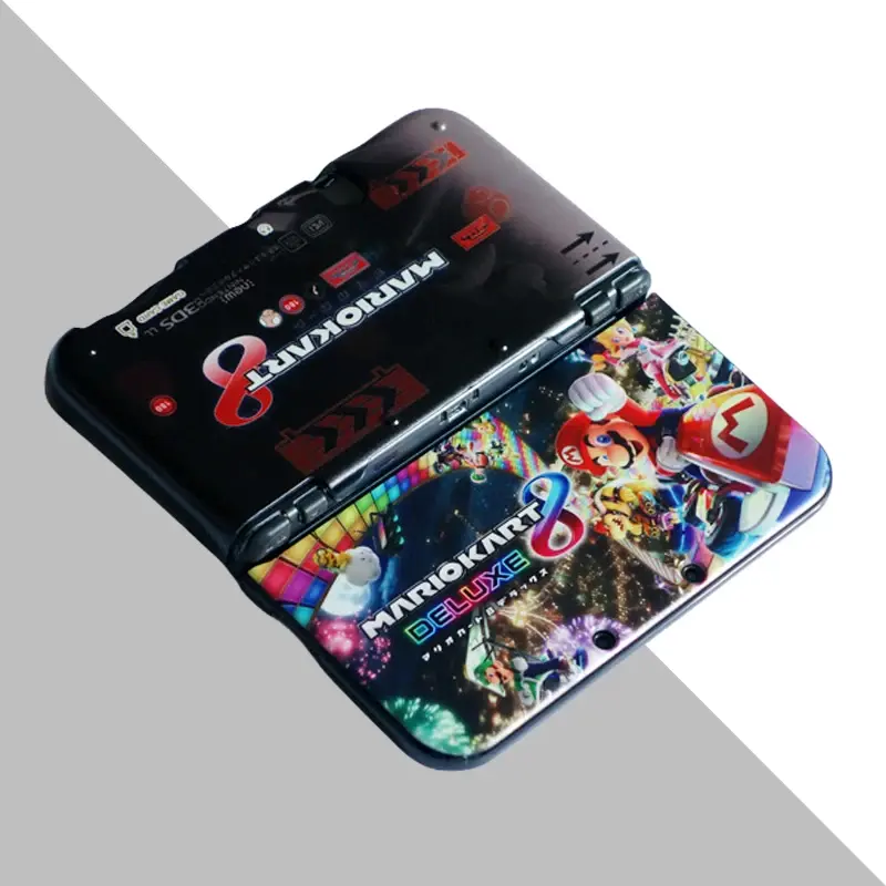 Super Mario Cartoon Stickers for Nintendo New 3DS LL Anime Figure Vinyl Protective Cover Waterproof Game Console Accessories