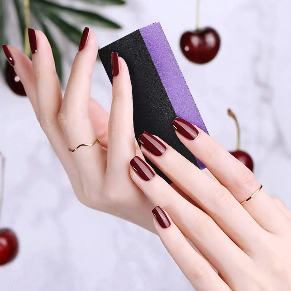 3pcs/ 10pcs Nail Buffer Sanding Block Polisher Buffing File 100/180 Grit 3 Sides Nail Files Art Pedicure Manicure File