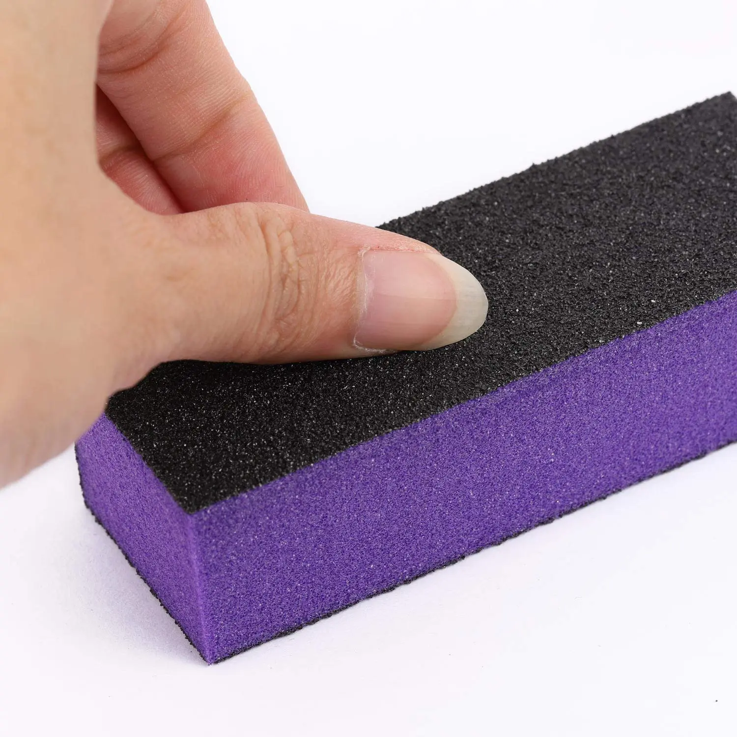3pcs/ 10pcs Nail Buffer Sanding Block Polisher Buffing File 100/180 Grit 3 Sides Nail Files Art Pedicure Manicure File