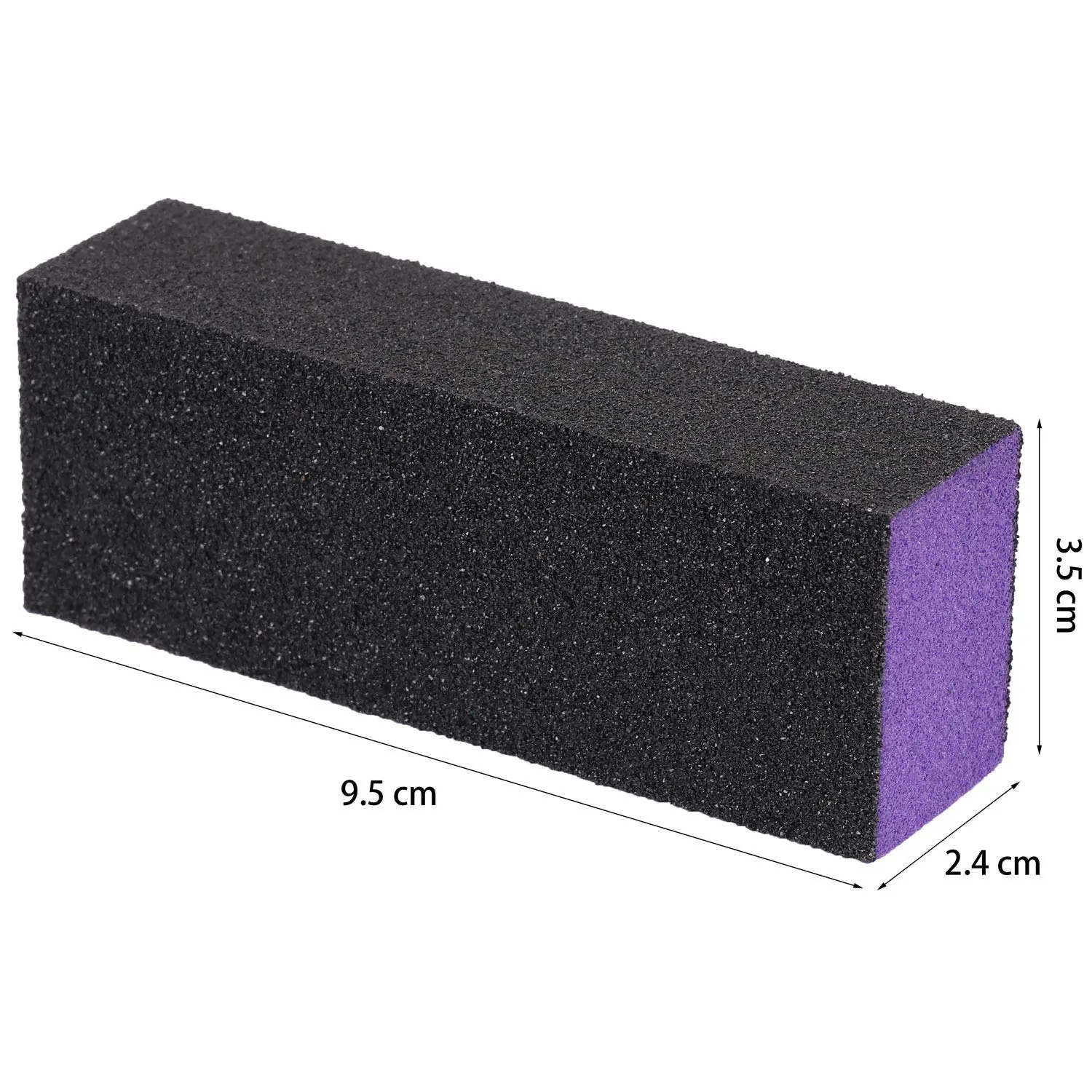 3pcs/ 10pcs Nail Buffer Sanding Block Polisher Buffing File 100/180 Grit 3 Sides Nail Files Art Pedicure Manicure File