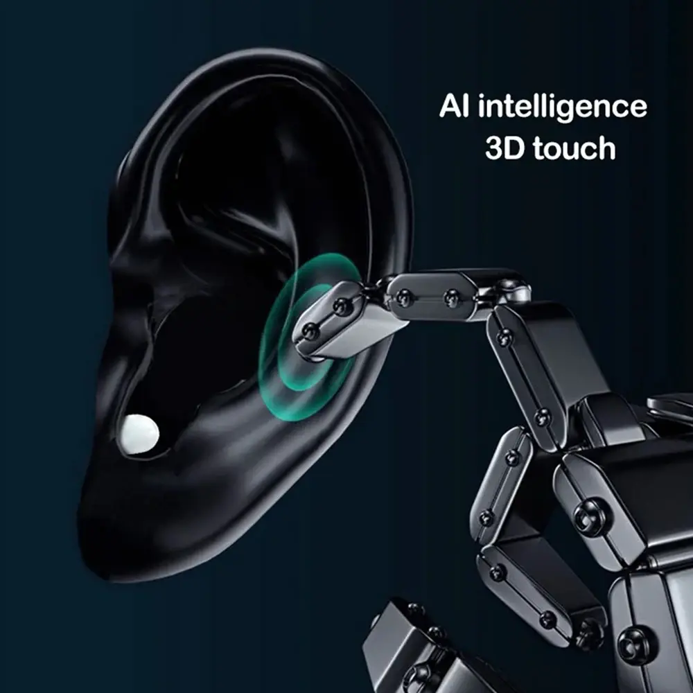 Invisible Earphones Mini Headphones V5.2 Bluetooth TWS In-Ear Earbuds Noise Reduction Wireless Sleep In-Ear Earbuds With Micr