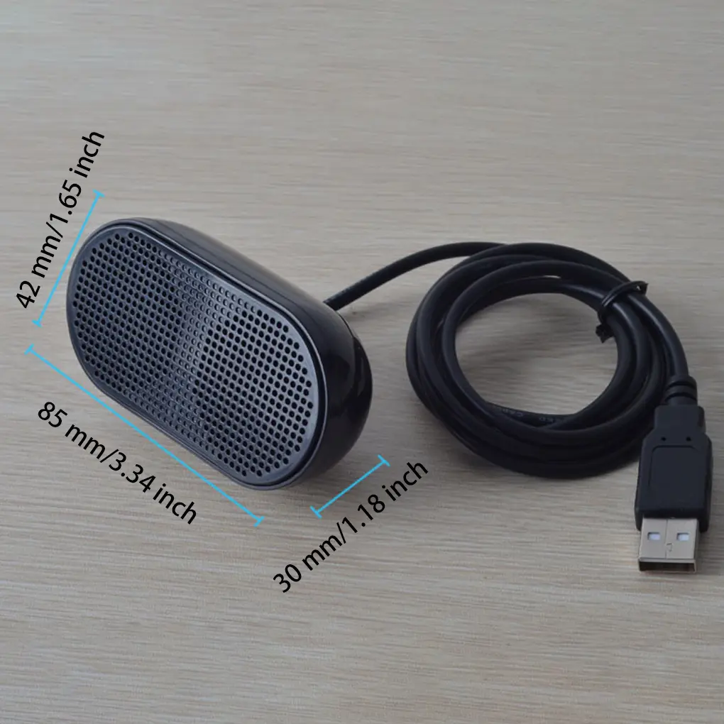 Hotel Portable Laptop Wired Mini Speaker Replacement Universal Computer USB Powered Soundbox Computers Accessories