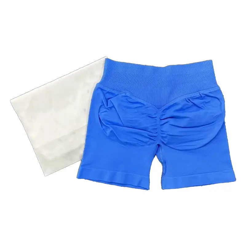 DF Logo Booty Hight Stretch Running Shorts Impact Shorts Seamless Scrunch Bum Workout Gym short Low Ribbed Waist Band Yoga Short