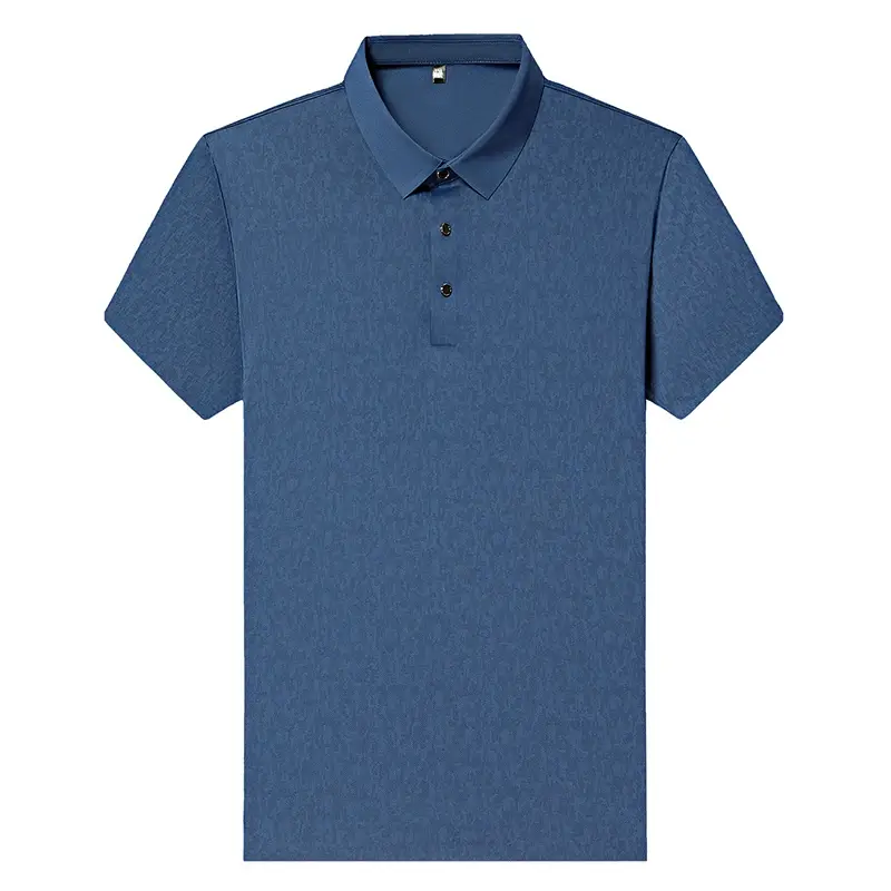 2025 New Men's Casual Fashion Printed Pattern Short Sleeve Polo Shirt Korean Edition Summer T-shirt Comfortable Versatile Top