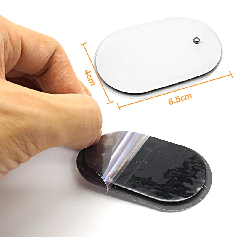 10pcs Self Adhesive Gel Snap 4*6.5cm Tens Electric Pad Slimming Patch for Electric Body Massager Muscle Stimulator